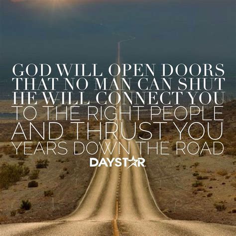 god will open doors